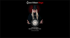 Desktop Screenshot of davewilsonmagic.com